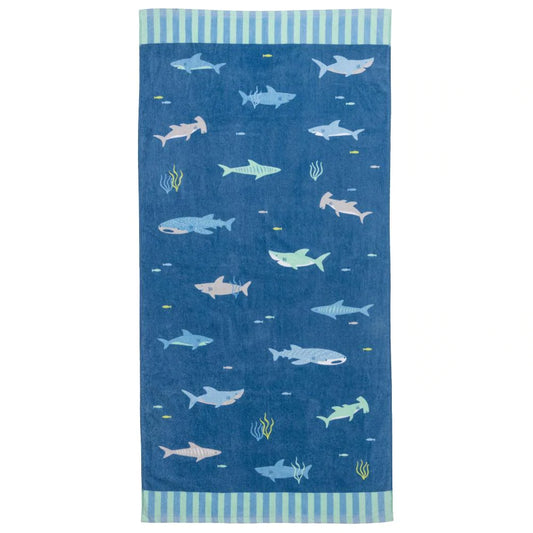 Stephen Joseph - Beach & Bath Towel - Shark - BambiniJO | Buy Online | Jordan