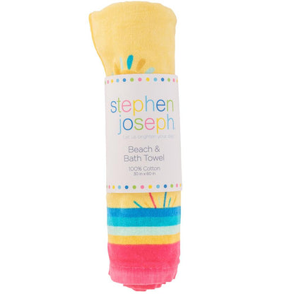 Stephen Joseph - Beach & Bath Towel - Sunshine - BambiniJO | Buy Online | Jordan