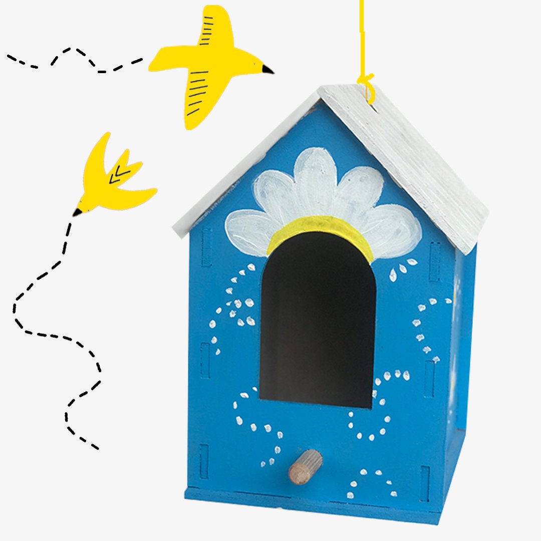 The Orenda Tribe Bird House DIY Craft Box - BambiniJO | Buy Online | Jordan