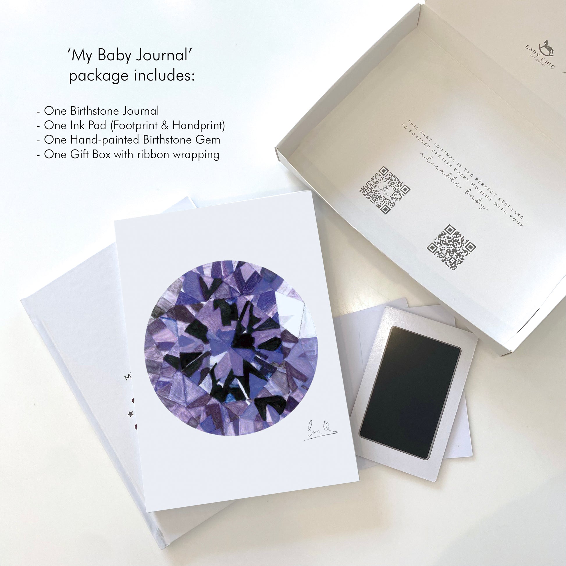 Birthstone Memory Book - February- The Amethyst Birthstone Memory Book - February- The Amethyst