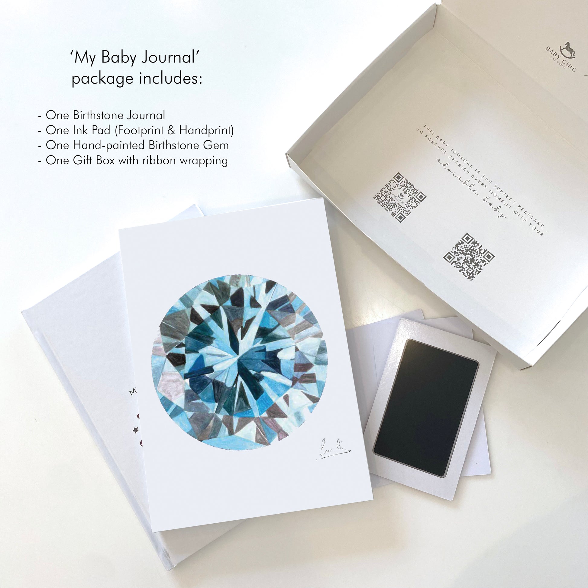 Birthstone Memory Book - March- The Aquamarine Birthstone Memory Book - March- The Aquamarine