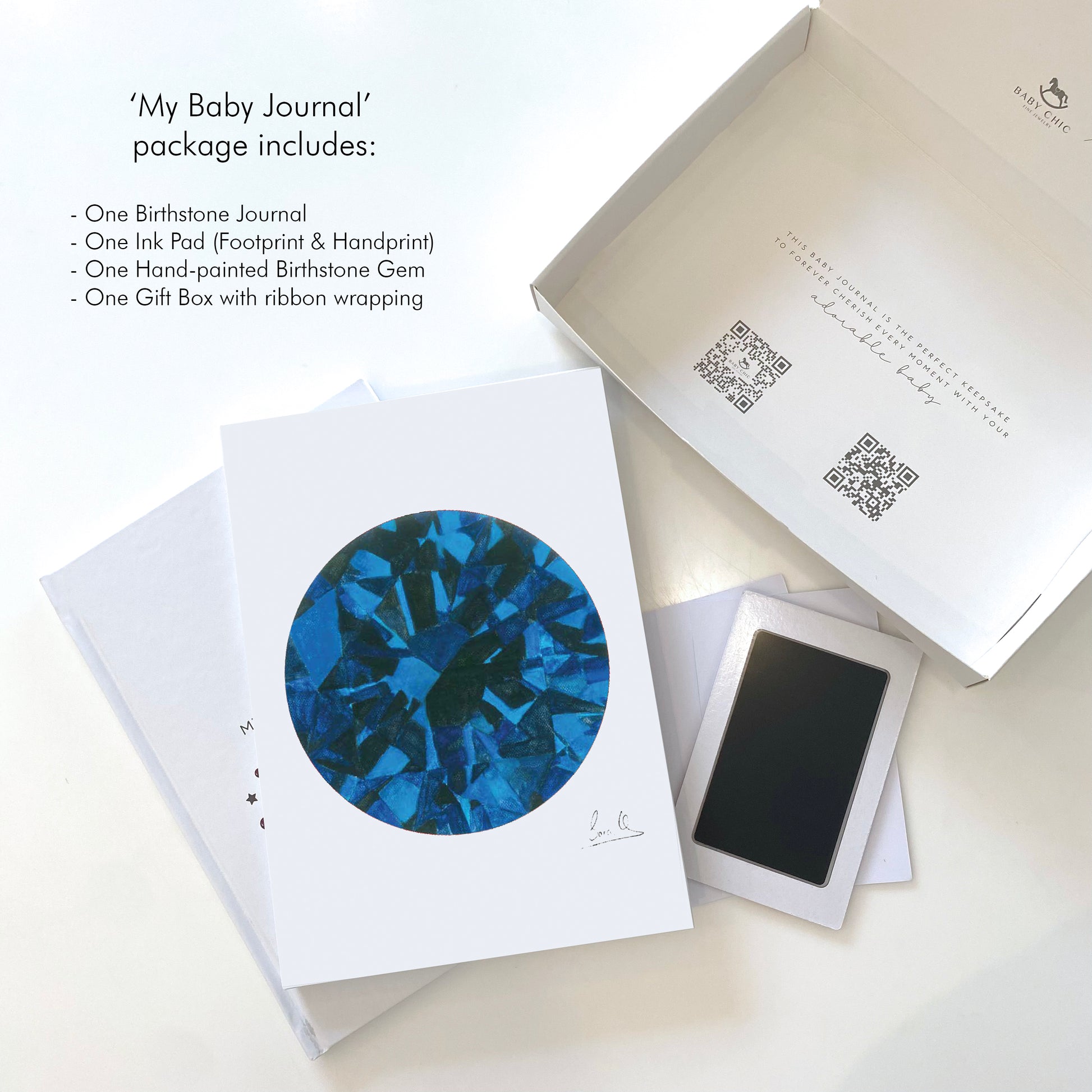 Birthstone Memory Book - September - The Sapphire - BambiniJO | Buy Online | Jordan