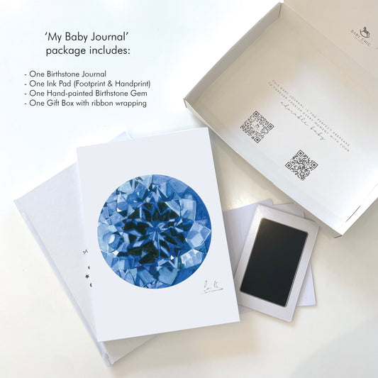 Birthstone Memory Book - December - The Tanzanite - BambiniJO | Buy Online | Jordan