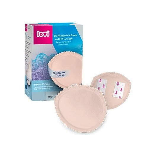 Lovi - Breast Pads, 20 Pieces Beige Lovi - Breast Pads, 20 Pieces Beige