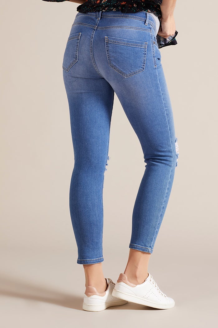 Ripped Maternity Jeans - Size 40 Ripped Maternity Jeans - Size 40