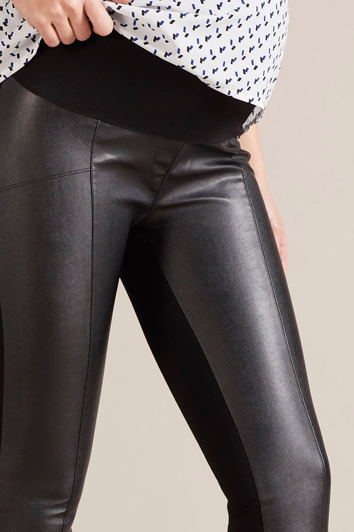 Leather Maternity Leggings - Size 40 Leather Maternity Leggings - Size 40