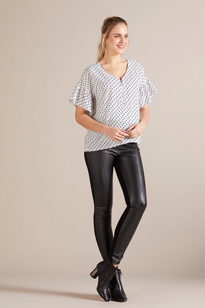 Leather Maternity Leggings - Size 38 Leather Maternity Leggings - Size 38