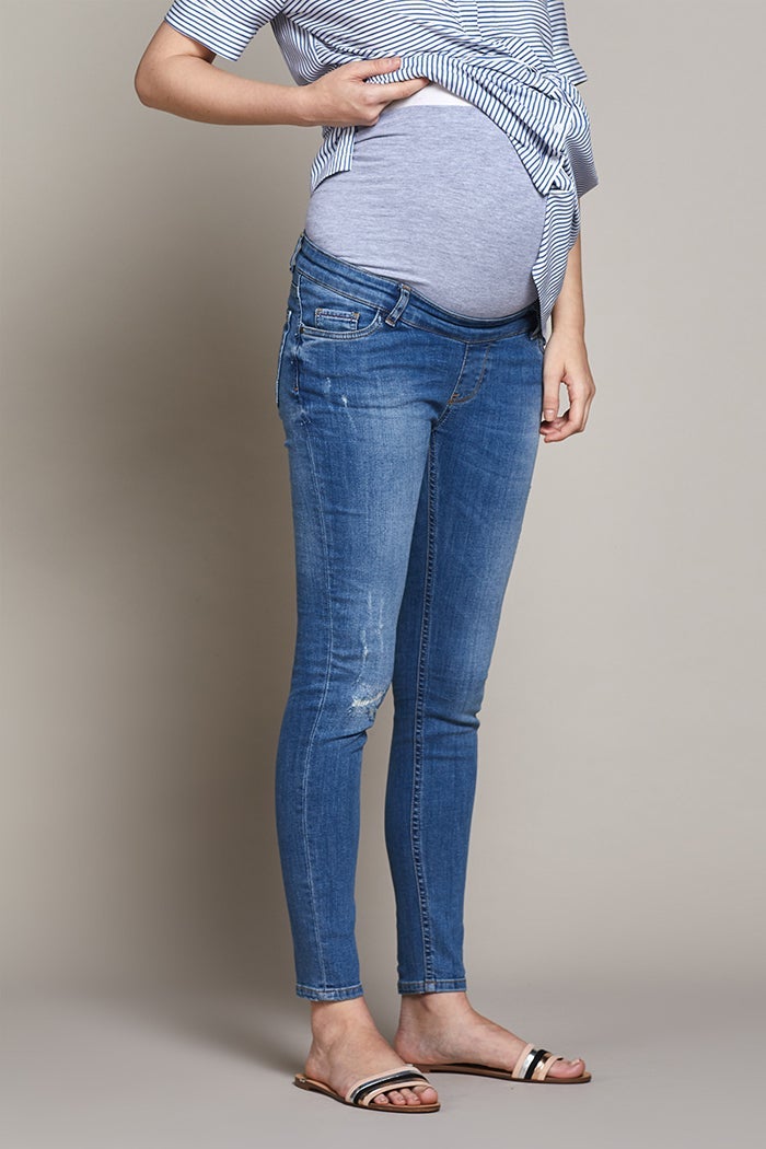 Worn Maternity Jeans - Size 40 Worn Maternity Jeans - Size 40