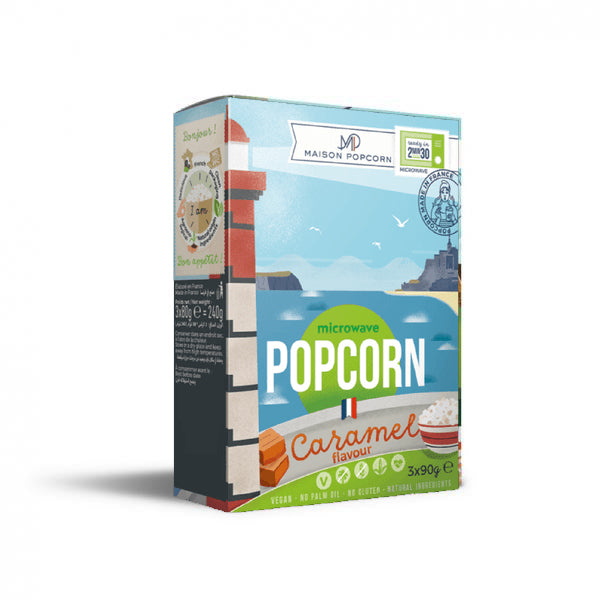 Maison - Popcorn Caramel flavor "Palm Oil FREE" - BambiniJO