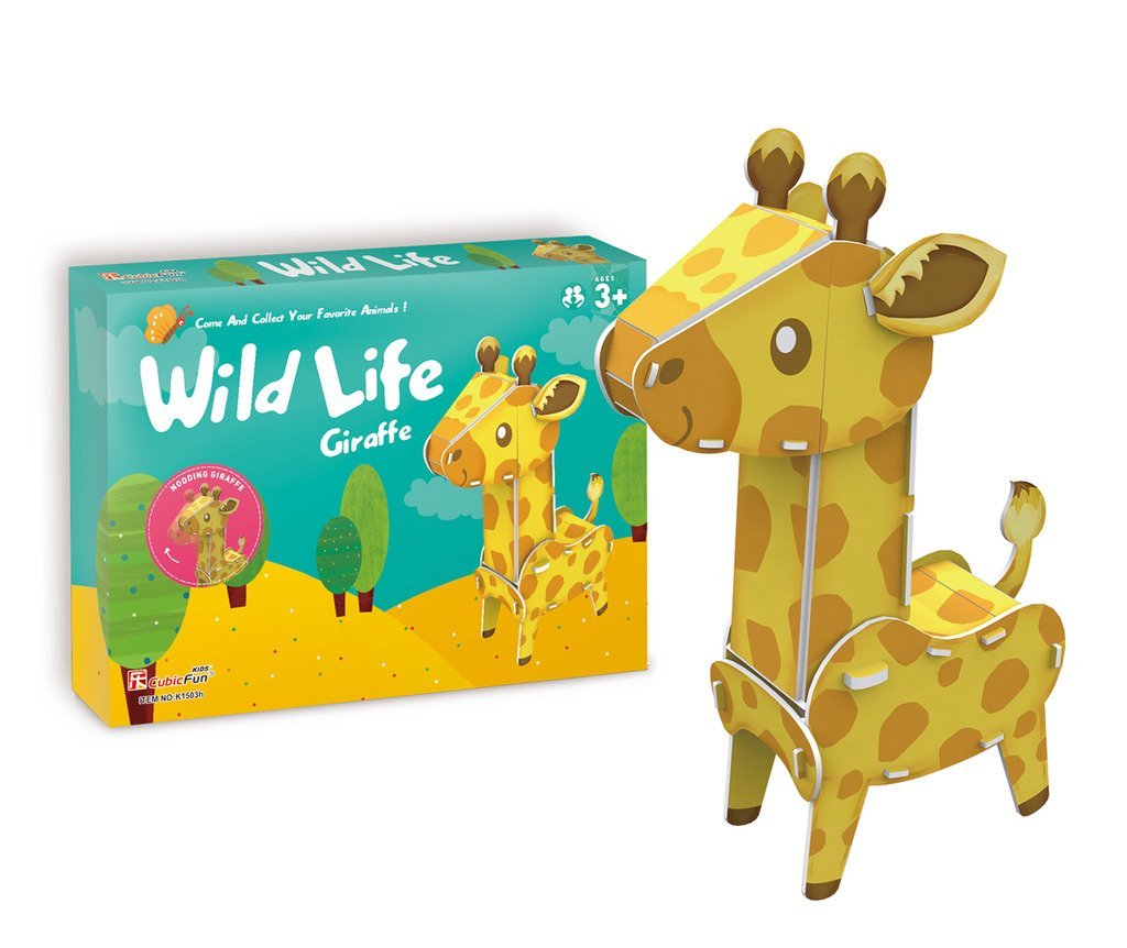 Nodding Giraffe 3D Puzzle 3+ - BambiniJO