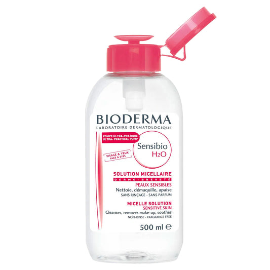Bioderma Sensibio H2O 850ml pump makeup remover for sensitive skin — BambiniJO Jordan