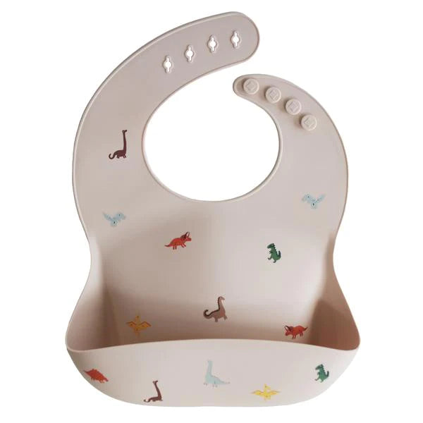 Silicone Baby Bib - Dinosaurs Silicone Baby Bib - Dinosaurs