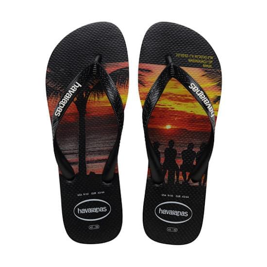 Havaianas - Hype 18 Flip Flops White, Black 37-46 Havaianas - Hype 18 Flip Flops White, Black 37-46