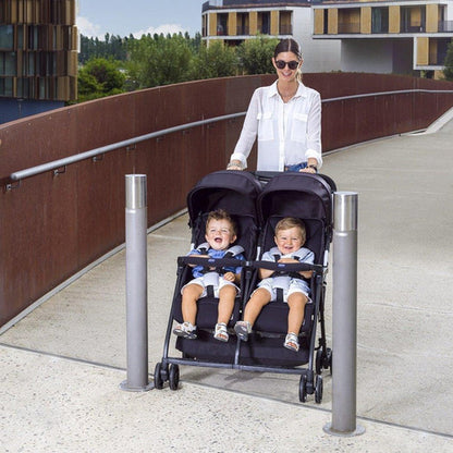 Chicco OHLAL Twin Stroller Black Night - BambiniJO | Buy Online | Jordan