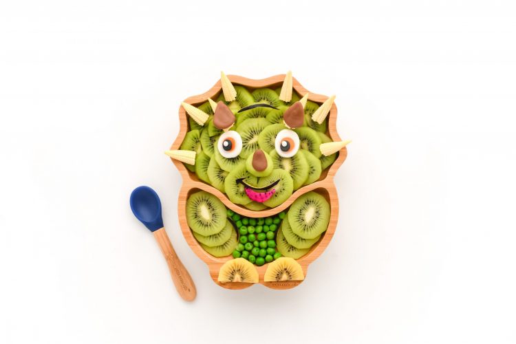 Eco Rascals - Dinosaur Shaped Bamboo Suction Plate Eco Rascals - Dinosaur Shaped Bamboo Suction Plate