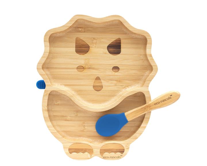 Eco Rascals - Dinosaur Shaped Bamboo Suction Plate Eco Rascals - Dinosaur Shaped Bamboo Suction Plate