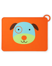 Load image into Gallery viewer, Skip Hop - Zoo Fold &amp; Go Silicone Kids Placemat - Dog - BambiniJO