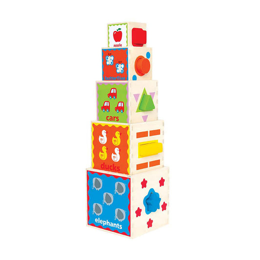 Hape - Pyramid of Play - BambiniJO | Buy Online | Jordan