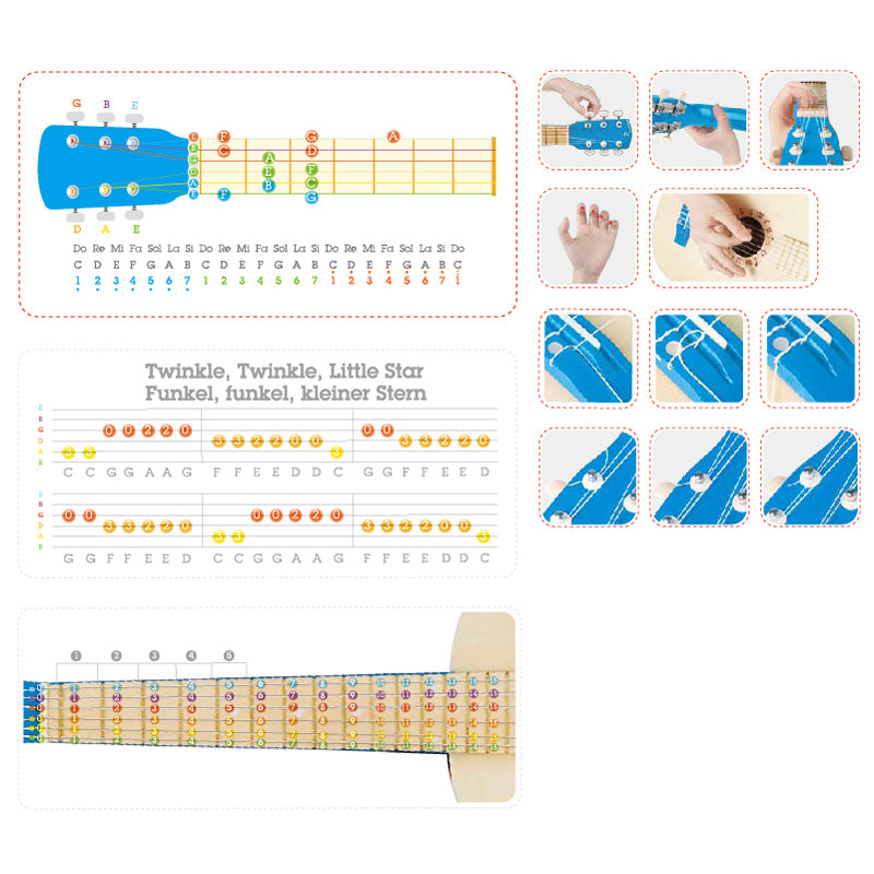 Hape - Blue Lagoon Guitar Hape - Blue Lagoon Guitar