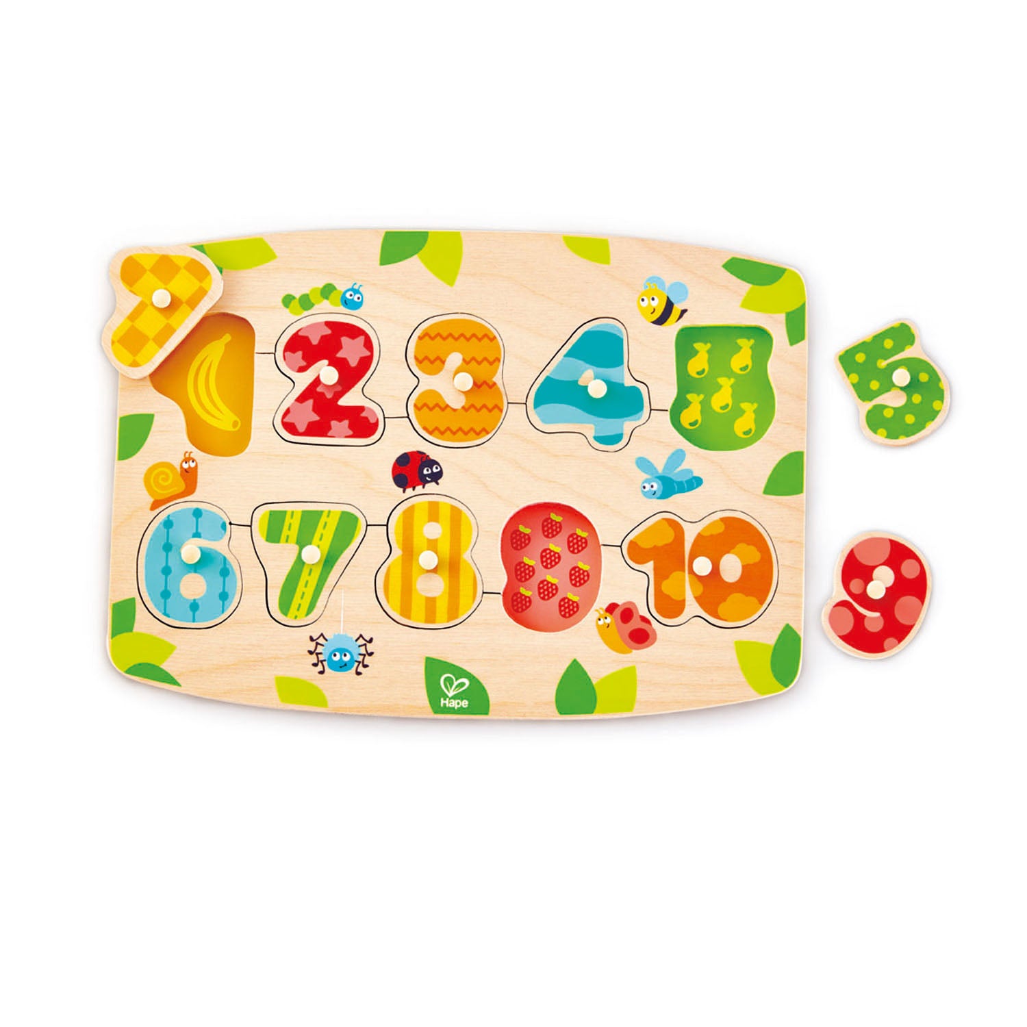 Hape - Number Peg Puzzle Hape - Number Peg Puzzle