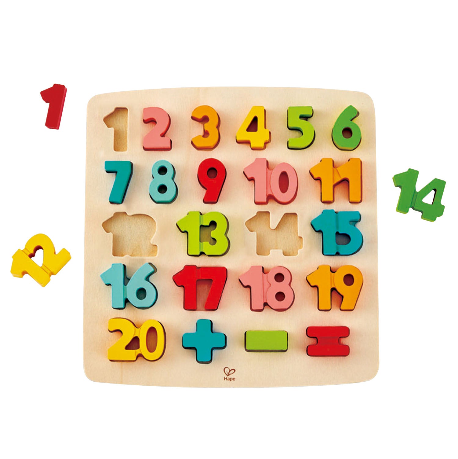 Hape - Chunky Number Math Puzzle - BambiniJO | Buy Online | Jordan