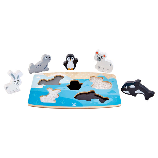 Hape - Polar Animal Tactile Puzzle - BambiniJO | Buy Online | Jordan