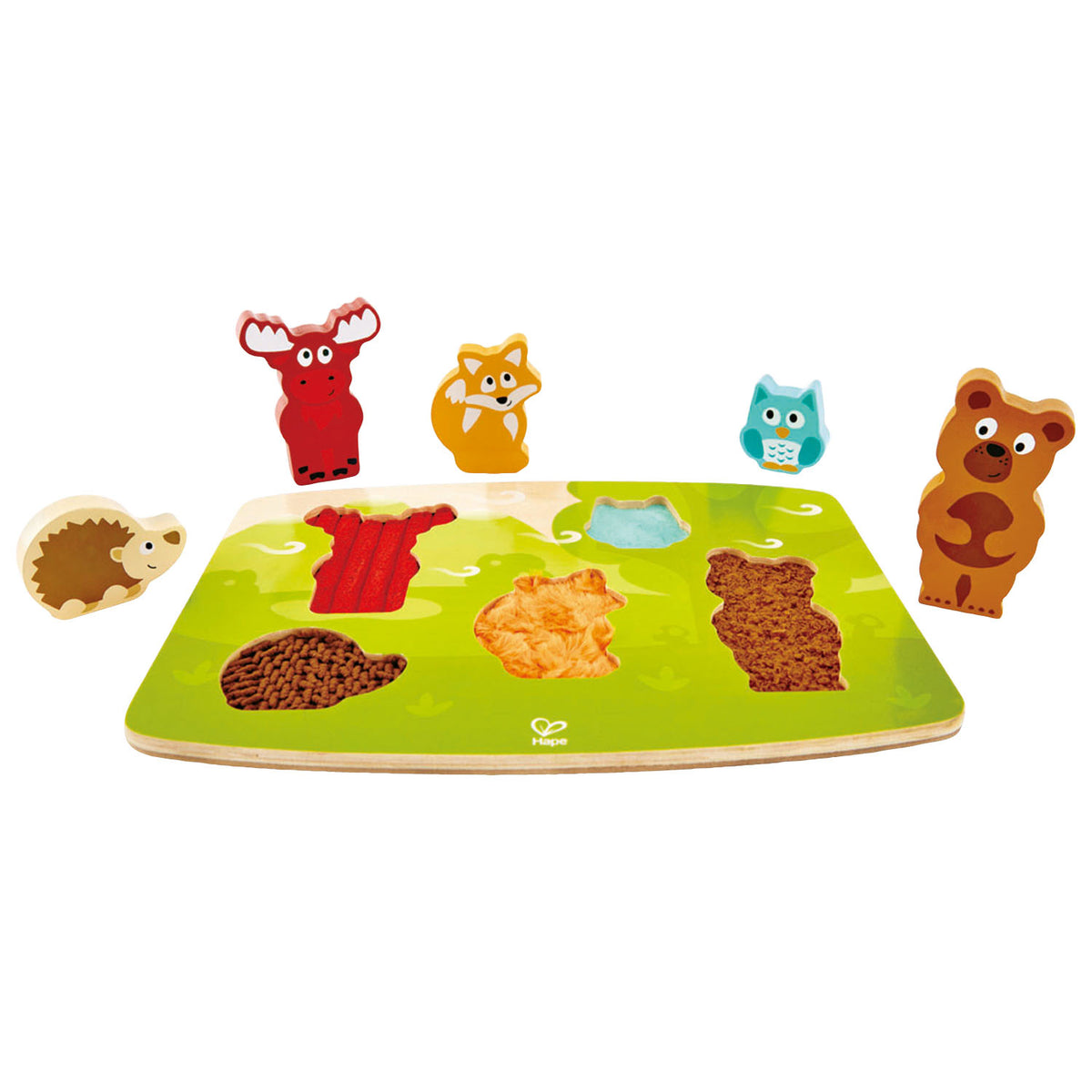 Hape - Forest Animal Tactile Puzzle — BambiniJO Jordan