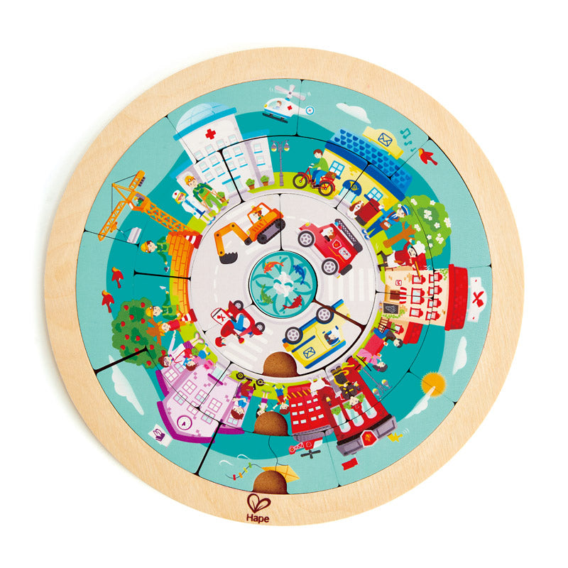 Hape - Jobs Roundabout Puzzle Hape - Jobs Roundabout Puzzle