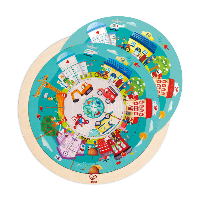 Hape - Jobs Roundabout Puzzle Hape - Jobs Roundabout Puzzle