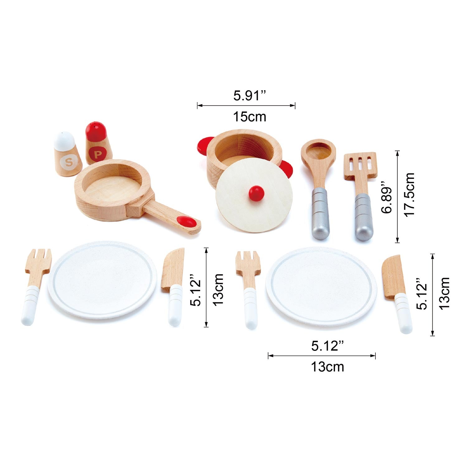 Hape - Cook & Serve Set Hape - Cook & Serve Set