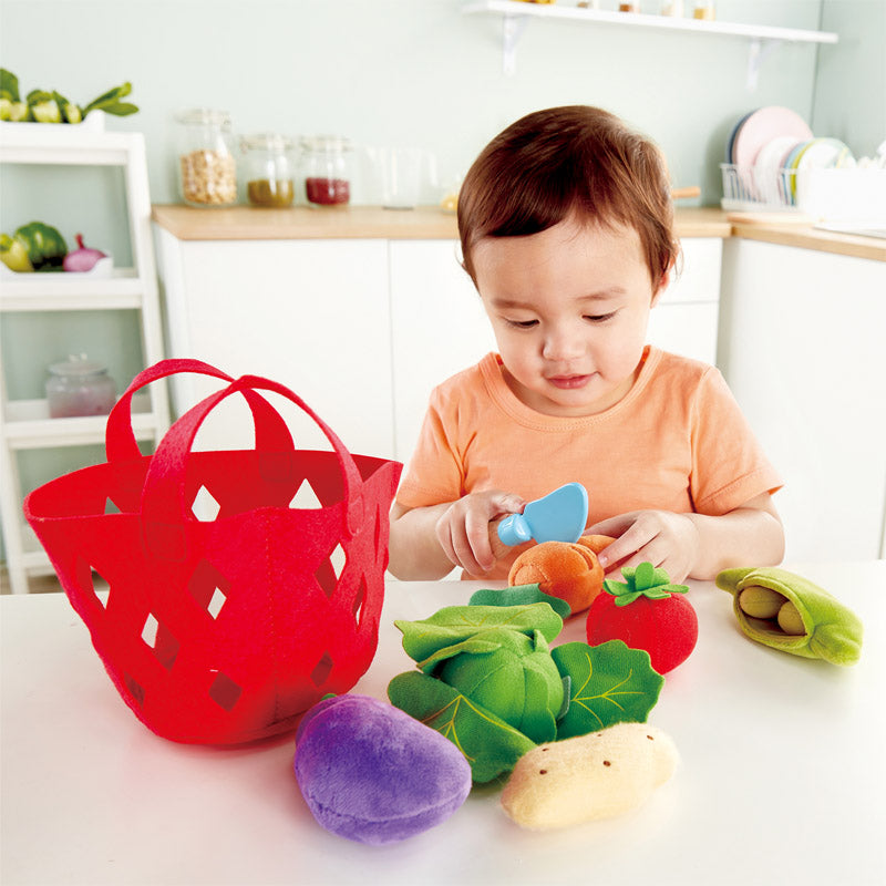 Hape - Toddler Vegetable Basket - BambiniJO | Buy Online | Jordan