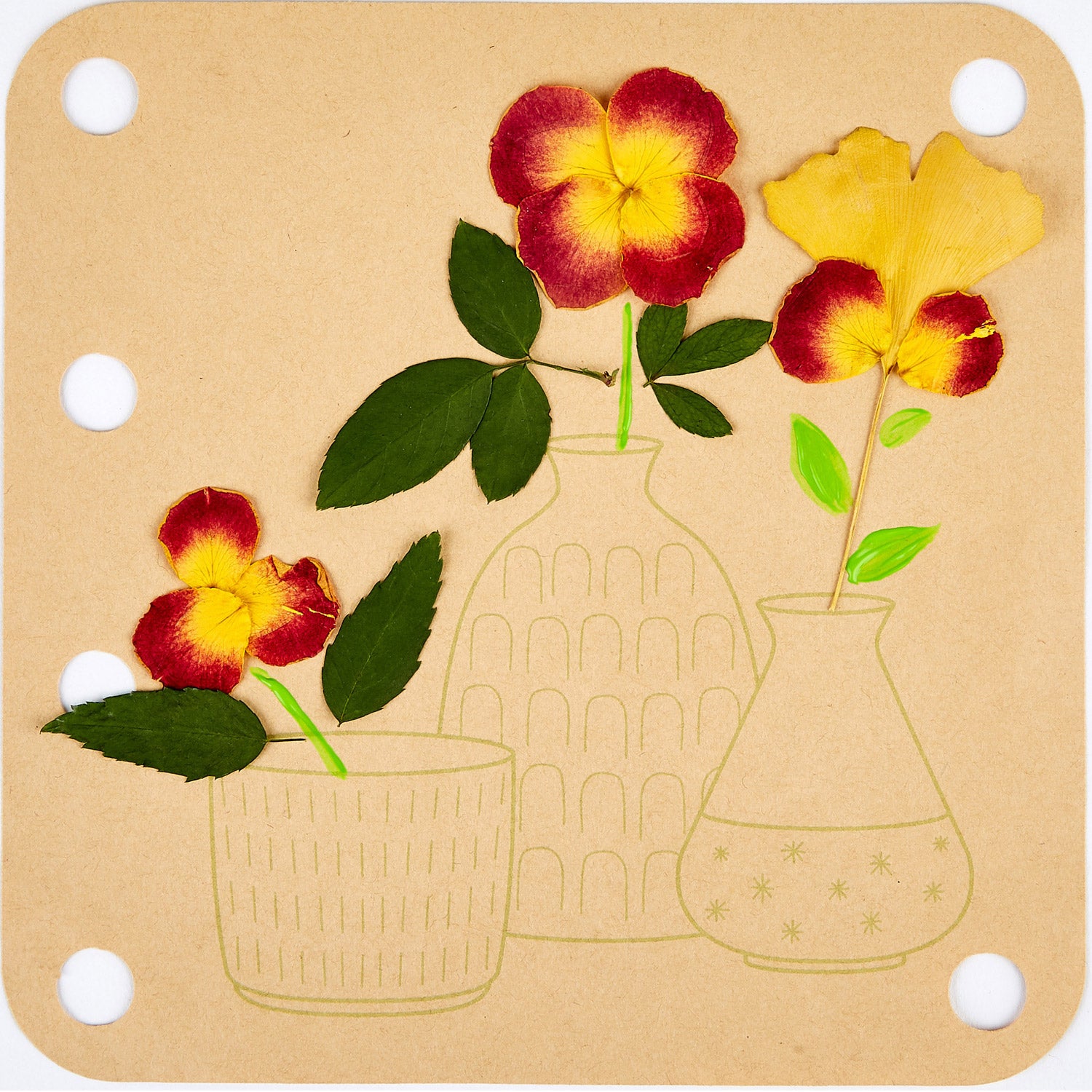 Hape - Flower Press DIY Kit - BambiniJO | Buy Online | Jordan