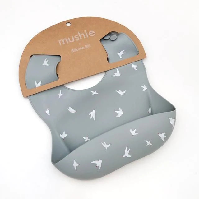 Silicone Baby Bib - Seagulls Silicone Baby Bib - Seagulls