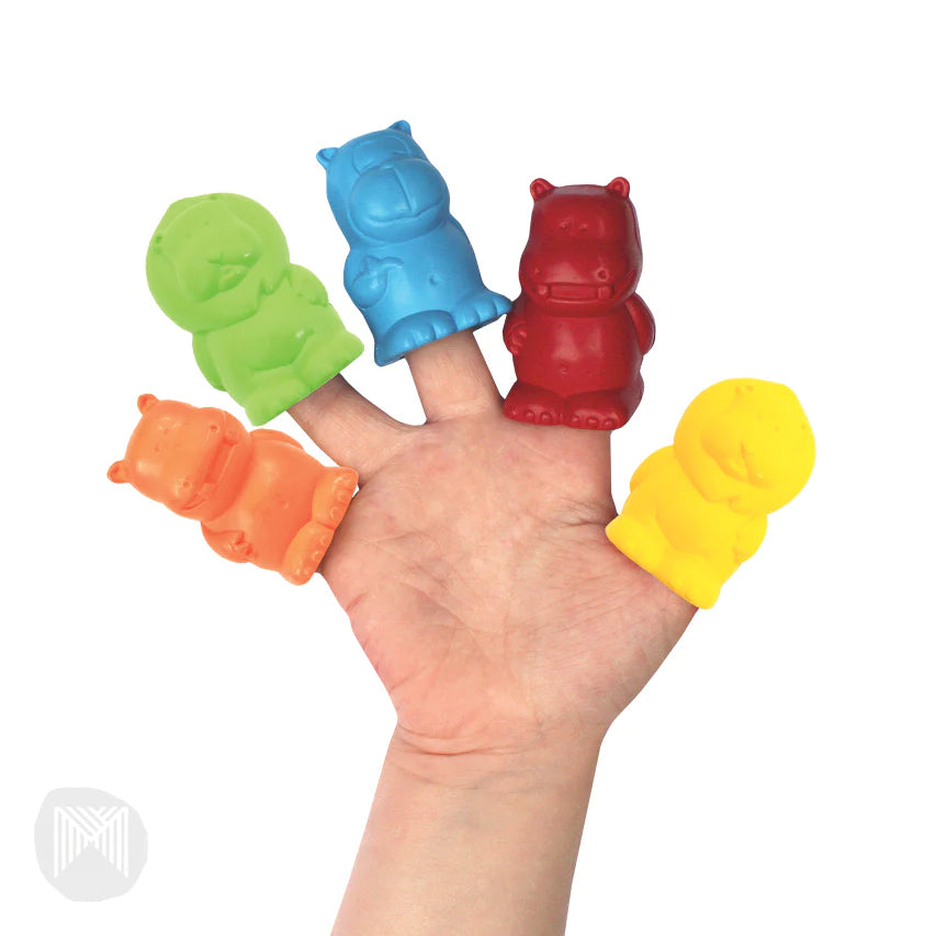 Micador  - Zoo Crew Finger Crayons Pack of 6 - BambiniJO | Buy Online | Jordan