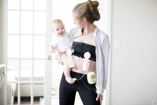 Medela Hands Free Pumping Bustier L Black — BambiniJO Jordan