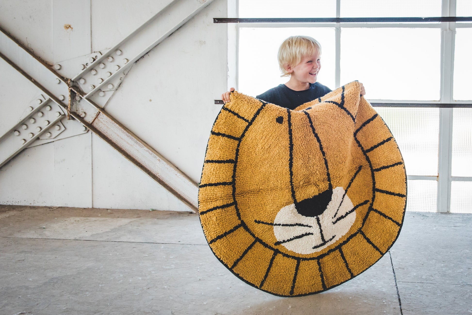 Tapis Petit - Lion Rug | 110x110cm - BambiniJO | Buy Online | Jordan