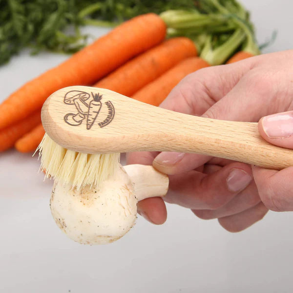 Fackelmann - Fruit/Vegetable Brush Nature Beech, Ø30X135 mm Fackelmann - Fruit/Vegetable Brush Nature Beech, Ø30X135 mm