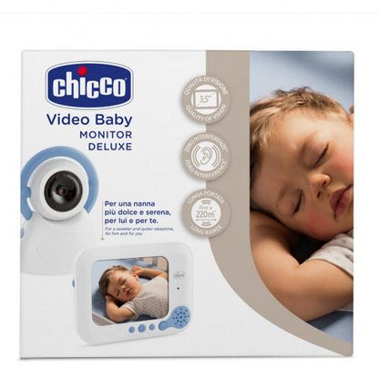 Chicco Video Baby Monitor Deluxe 254, Light Blue - BambiniJO