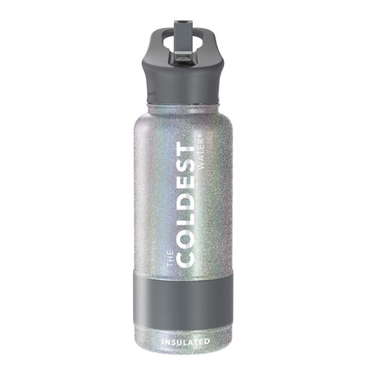 COLDEST -Straw Sports Bottle - 946ml - 32 OZ - Stardust Glitter - BambiniJO | Buy Online | Jordan
