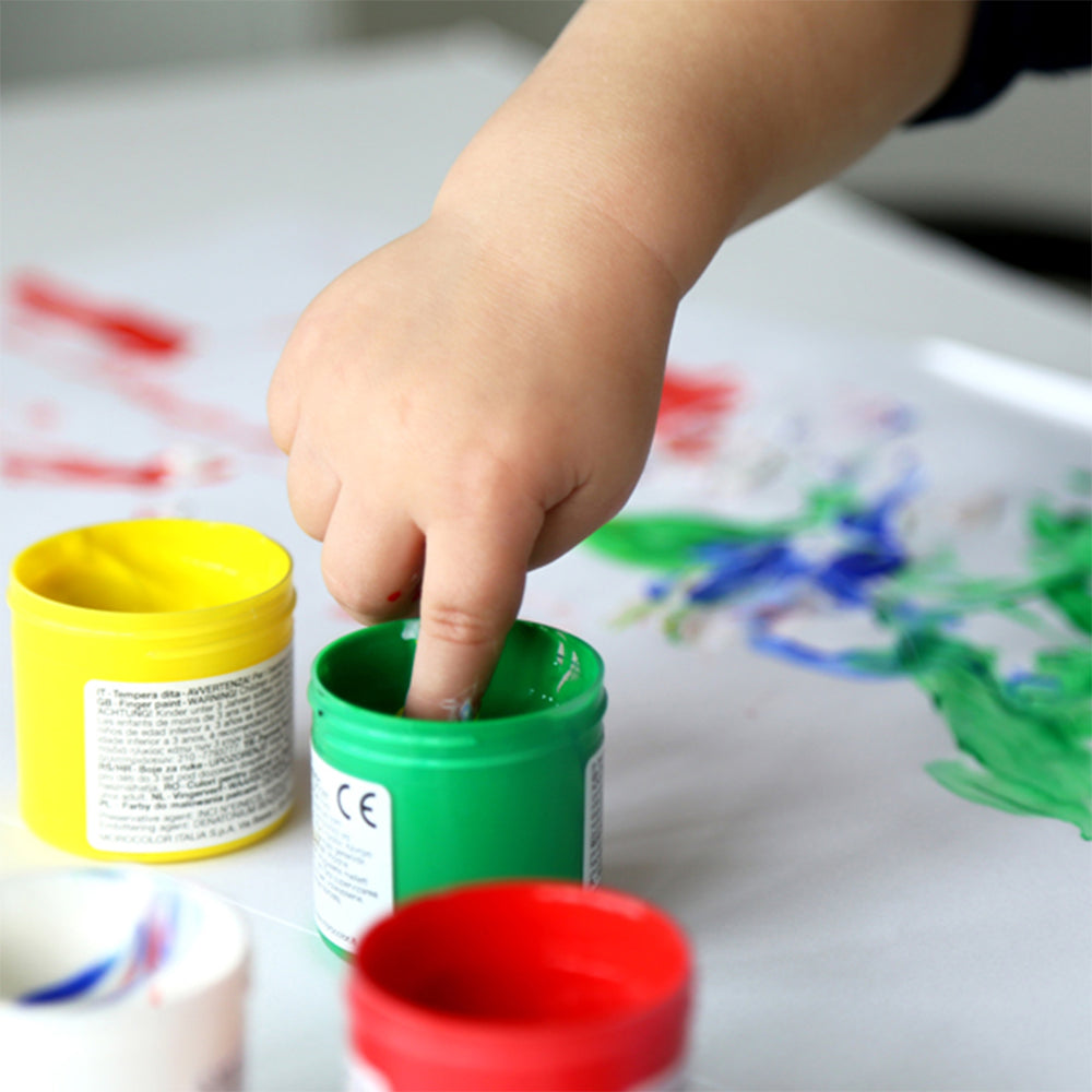 Finger Paint Pot Set of 6 x 100 grams Finger Paint Pot Set of 6 x 100 grams