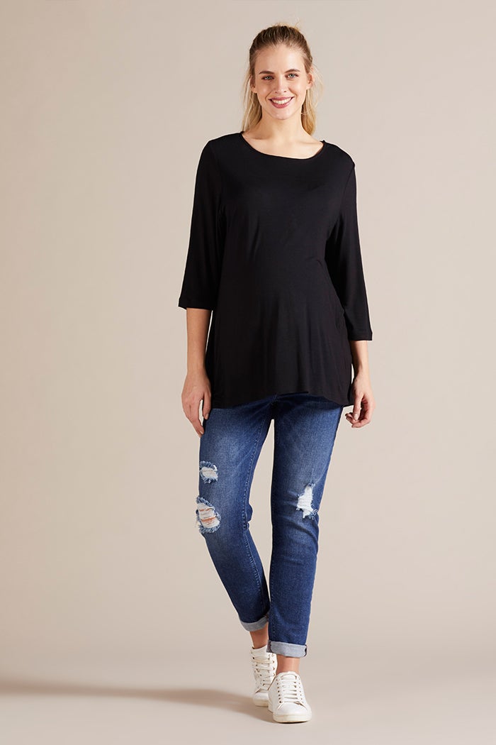 Justine Boyfriend Maternity Jeans - Size 40 Justine Boyfriend Maternity Jeans - Size 40