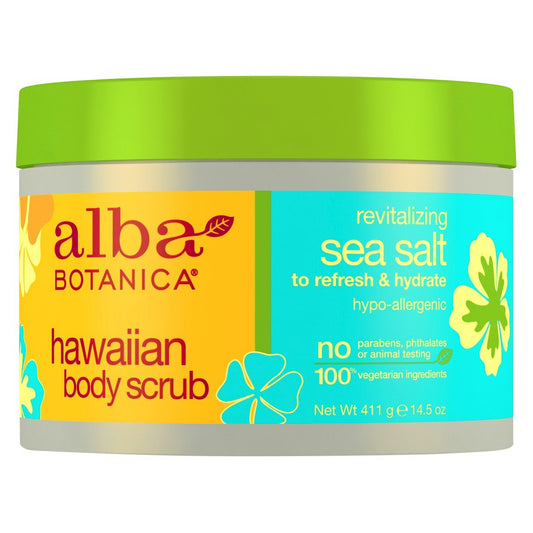 Alba Botanica - SEA SALT BODY SCRUB (411G) - BambiniJO