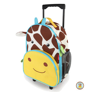 Zoo Kids Rolling Luggage Jules - Giraffe - BambiniJO