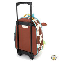 Load image into Gallery viewer, Zoo Kids Rolling Luggage Jules - Giraffe - BambiniJO