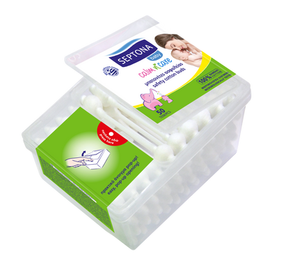 Septona safety cotton buds baby 50pcs + 50 FREE OFFER - BambiniJO | Buy Online | Jordan