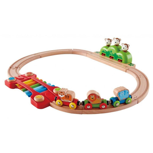 Hape - Music & Monkeys Railway - BambiniJO | Buy Online | Jordan