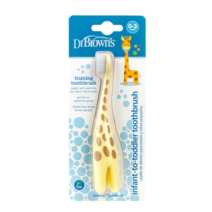 Dr Brown's - Infant to Toddler Toothbrush | Giraffe Dr Brown's - Infant to Toddler Toothbrush | Giraffe