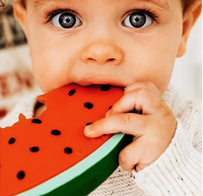 OLI & CAROL - Wally the Watermelon - Teether & Bath Toy - BambiniJO | Buy Online | Jordan