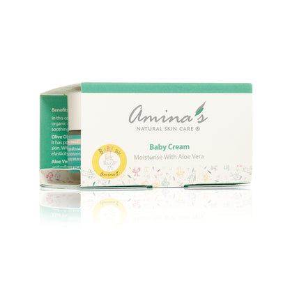 Amina's Organic Baby Face & Body Cream, 120ml - BambiniJO | Buy Online | Jordan