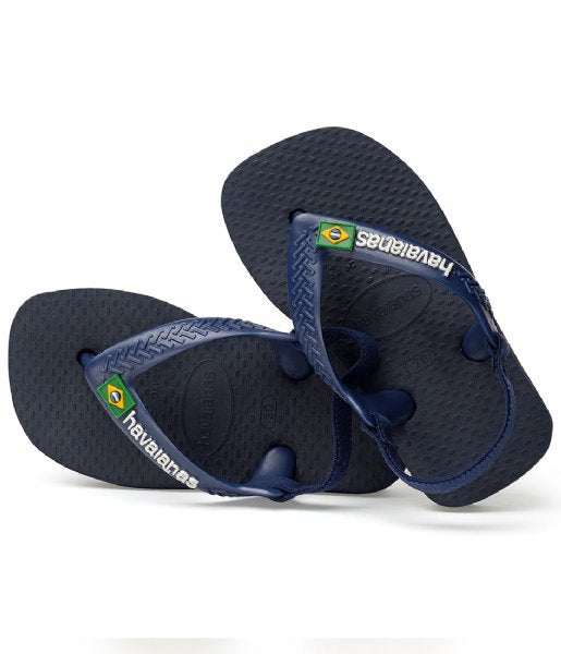 Havaianas - BABY BRASIL LOGO II MARINE NAVY BLUE Havaianas - BABY BRASIL LOGO II MARINE NAVY BLUE